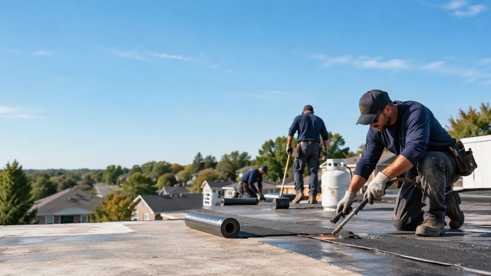 Flat Roof Leak Repair providers in Kouts, IN